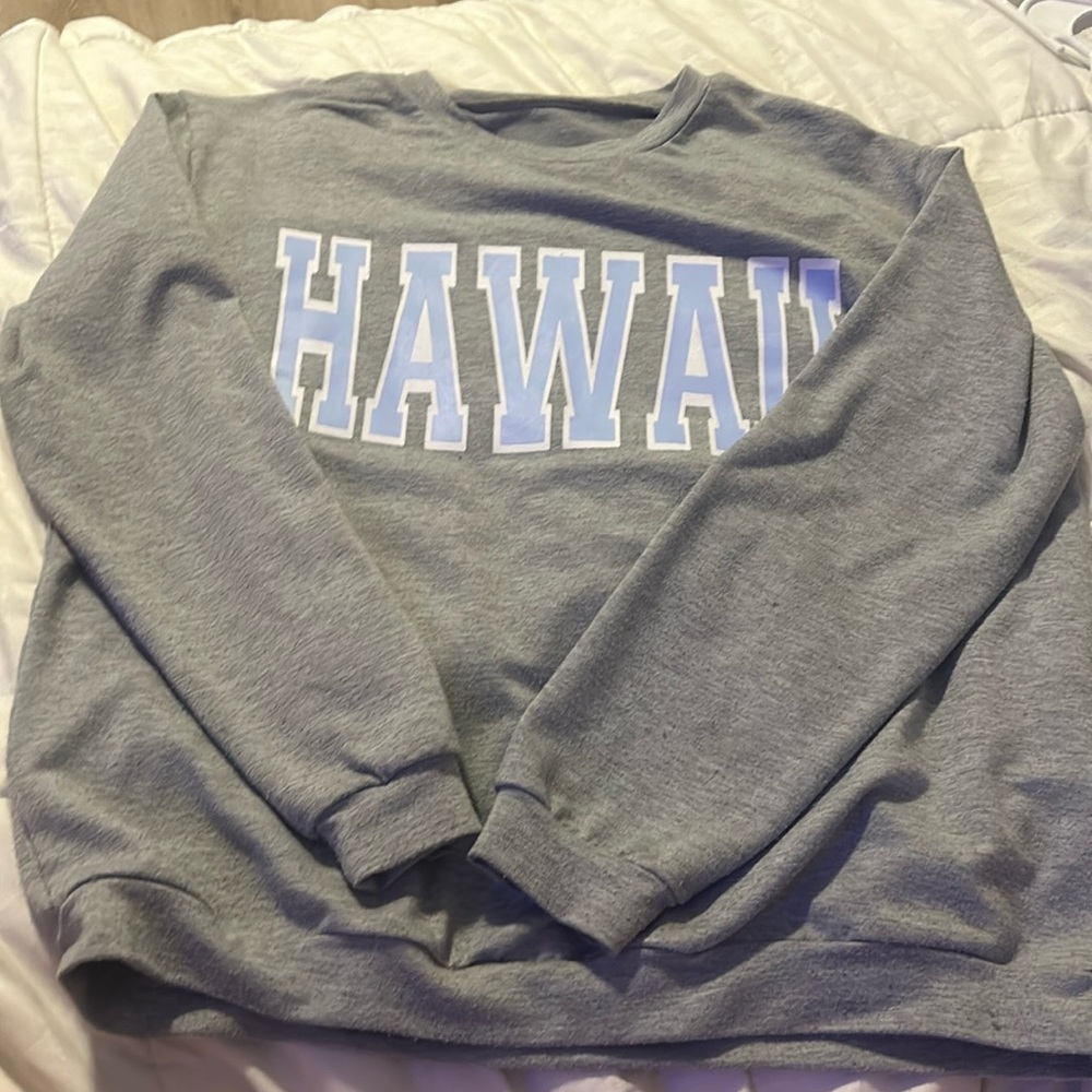 Gray Hawaii Crewneck